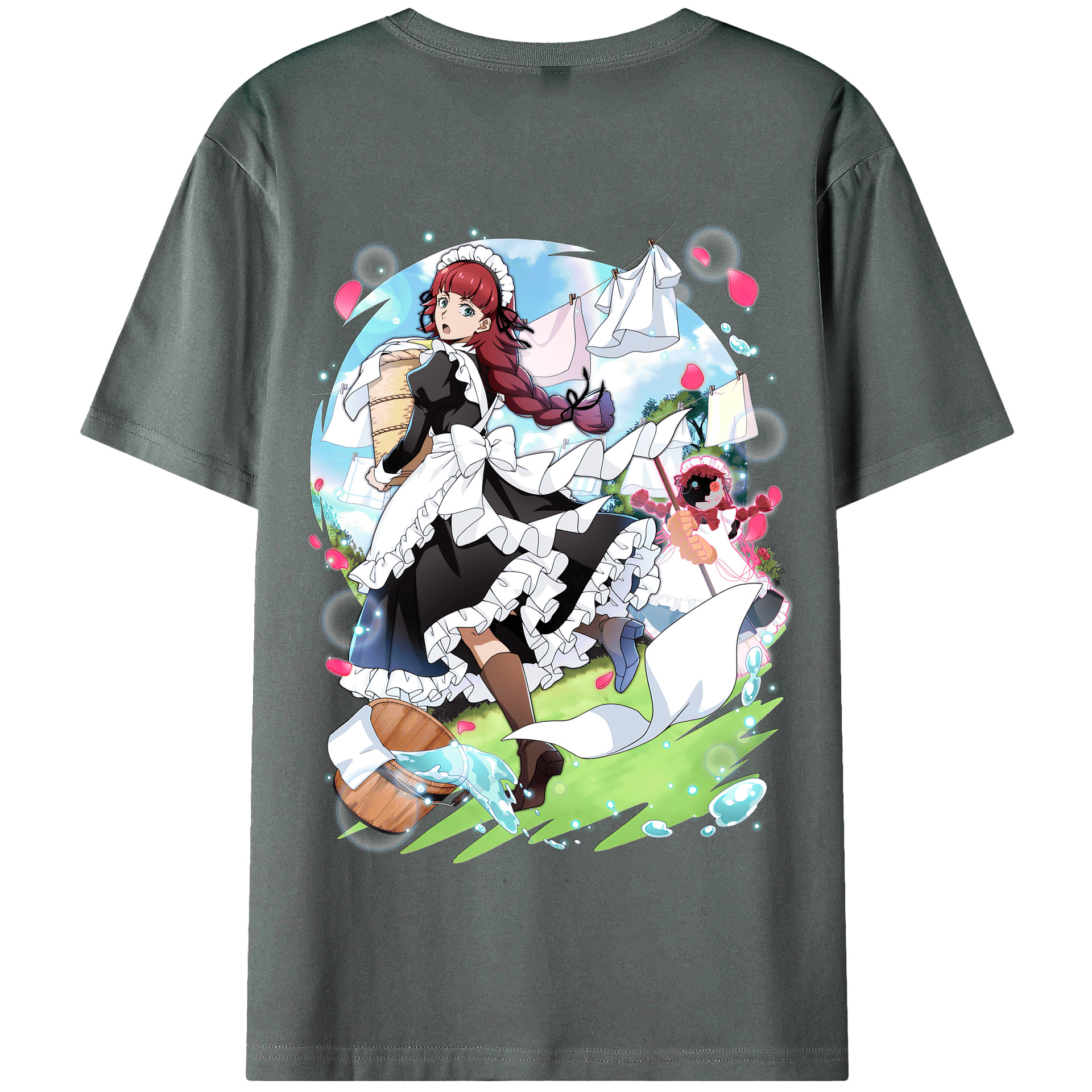 （画像用） 文豪ストレイドッグス Bungo Stray Dogs 綿100％半袖Tシャツ（背面プリント）